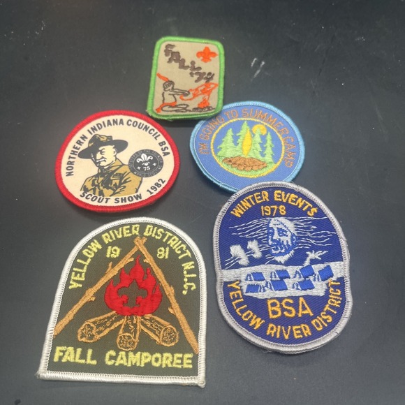 Other - Vintage BSA Boy Scout Patch Lot (5) - 1978 1981 1982 Camporee, Scout Show